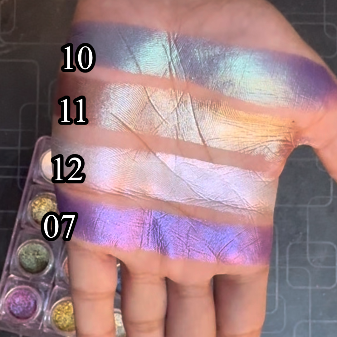 Enhanced beauty 3d creamy eyeshadow color shifting shades