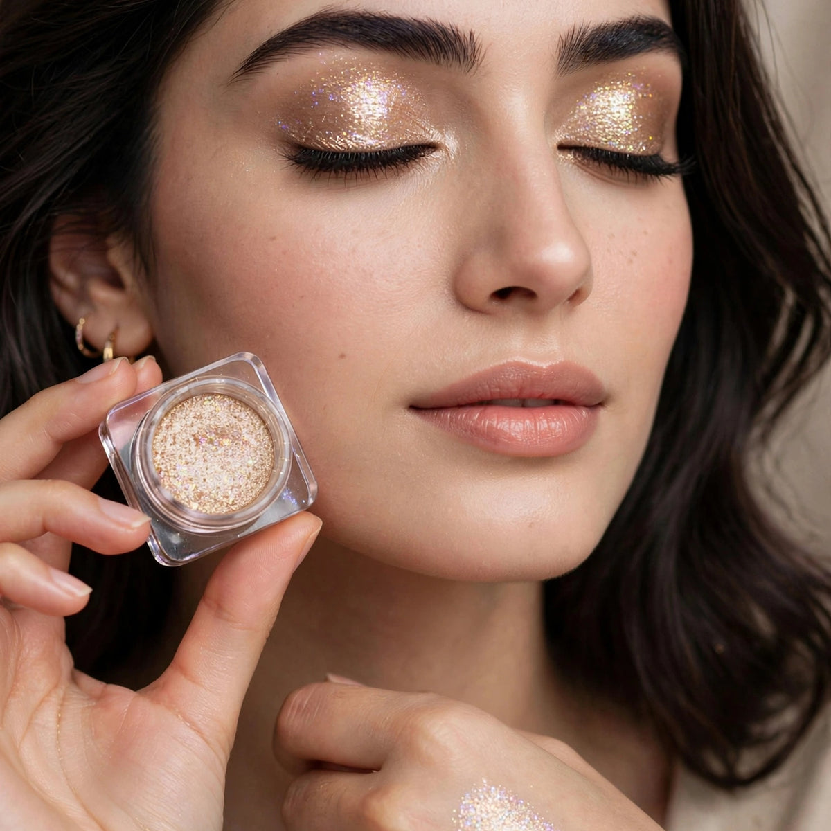 Enhanced beauty 3d creamy eyeshadow color shifting shades