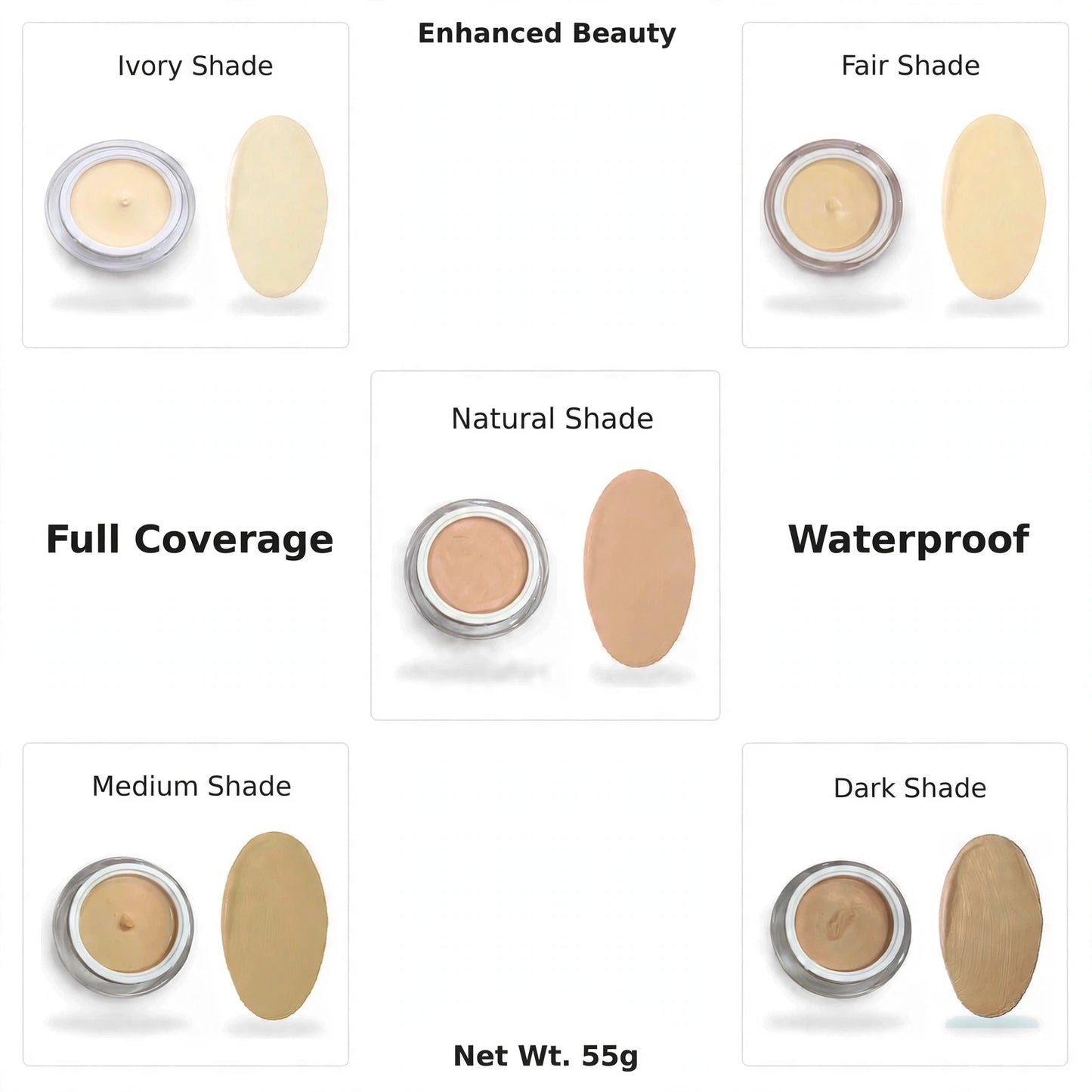 Enhanced beauty Mousse base