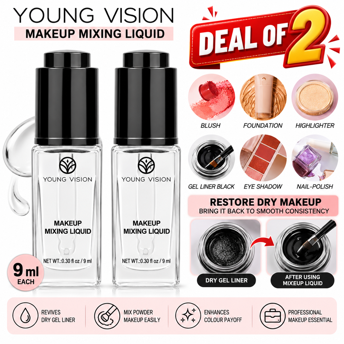 Duraline Makeup Mixing Liquid 9ml |
